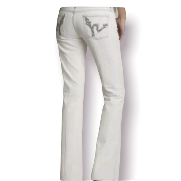 CITIZENS OF HUMANITY Jeans Valencia Kelly Bootcut Low Rise Grey Lace Y2K Size 28 - Picture 1 of 9